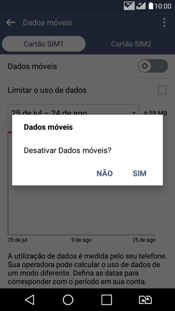 Se você desativar a função, deve pressionar SIM. Se você desativar a função, deve pressionar SIM.