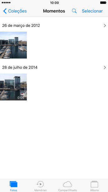 Pressione com intensidade a foto desejada, até que um menu pop up seja mostrado no visor Pressione com intensidade a foto desejada, até que um menu pop up seja mostrado no visor