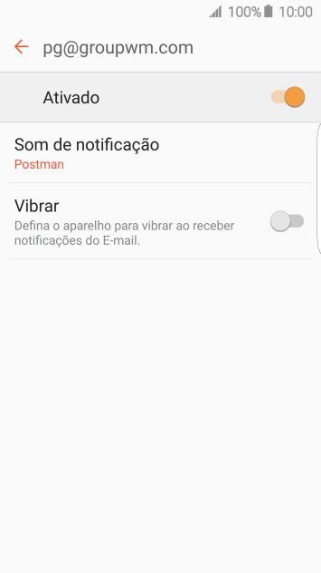 Pressione o indicador para ativar ou desativar a função. Pressione o indicador para ativar ou desativar a função.