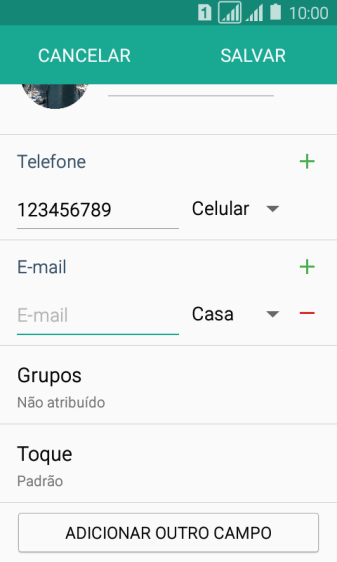 Pressione E-mail, e digite o endereço de e-mail. Pressione E-mail, e digite o endereço de e-mail.