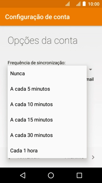Pressione a configuração desejada. Pressione a configuração desejada.