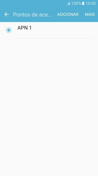 Pressione ADICIONAR. Pressione ADICIONAR.