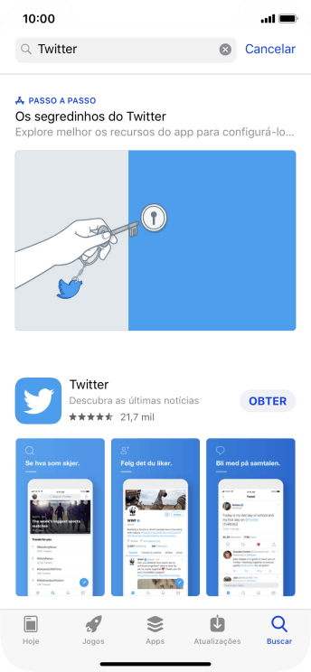 Pressione Twitter. Pressione Twitter.