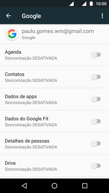 Pressione o indicador ao lado de Pressione o indicador ao lado de