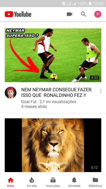 Pressione o ícone de fazer upload. Pressione o ícone de fazer upload.
