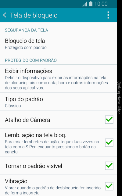 Pressione Bloqueio de tela, e digite o código de bloqueio atual. Pressione Bloqueio de tela, e digite o código de bloqueio atual.
