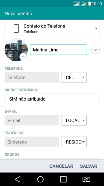Pressione Telefone, e digite o número de telefone. Pressione Telefone, e digite o número de telefone.