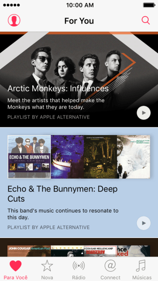 Pressione Músicas. Pressione Músicas.