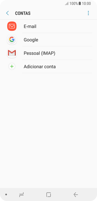 Pressione o ícone de menu. Pressione o ícone de menu.
