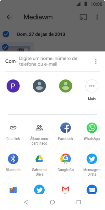 Pressione Salvar no Drive Pressione Salvar no Drive