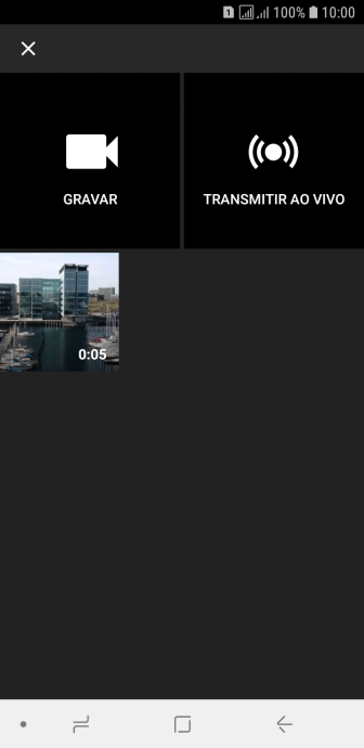 Navegue até a pasta desejada e pressione o vídeo desejado. Navegue até a pasta desejada e pressione o vídeo desejado.
