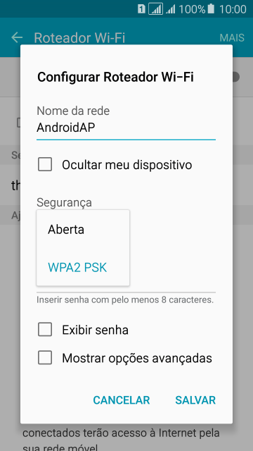 Pressione WPA2 PSK para proteger seu Roteador Wi-Fi com uma senha. Pressione WPA2 PSK para proteger seu Roteador Wi-Fi com uma senha.