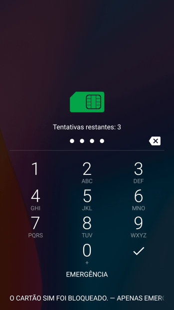 Caso seja solicitado, você deve inserir o código PIN, e pressionar o ícone de aprovar. O código PIN padrão é 1010. Caso seja solicitado, você deve inserir o código PIN, e pressionar o ícone de aprovar. O código PIN padrão é 1010.