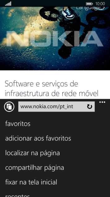 Pressione adicionar aos favoritos. Pressione adicionar aos favoritos.