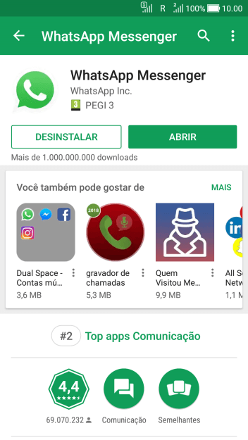 Pressione a tecla de início para finalizar e voltar à tela inicial. Pressione a tecla de início para finalizar e voltar à tela inicial.