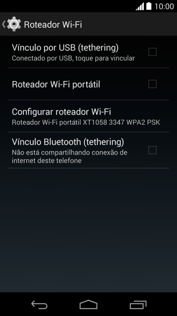 Pressione Configurar roteador Wi-Fi. Pressione Configurar roteador Wi-Fi.