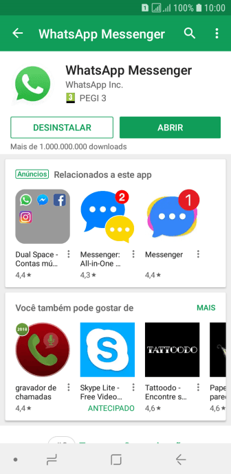 Pressione a tecla de início para finalizar e voltar à tela inicial. Pressione a tecla de início para finalizar e voltar à tela inicial.