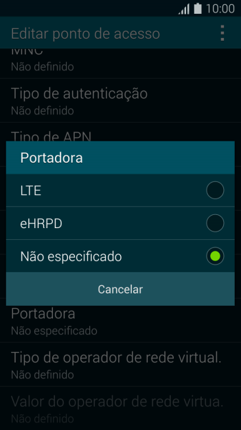 Pressione Não especificado. Pressione Não especificado.