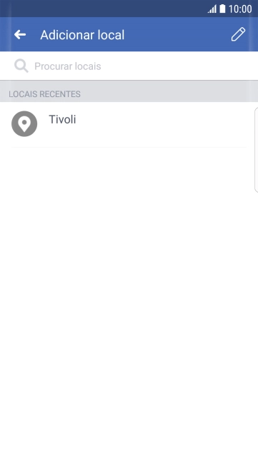 Pressione o campo de busca, e insira a palavra de busca desejada. Pressione o campo de busca, e insira a palavra de busca desejada.