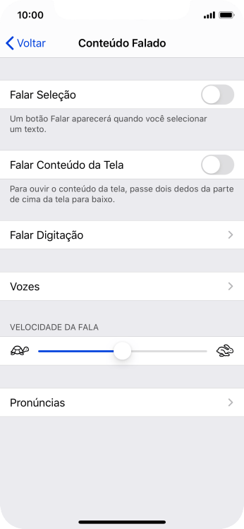 Pressione o indicador ao lado de Pressione o indicador ao lado de