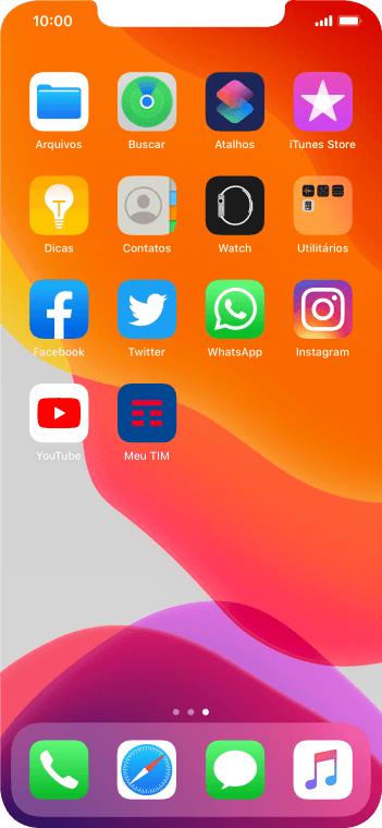 Pressione YouTube. Pressione YouTube.