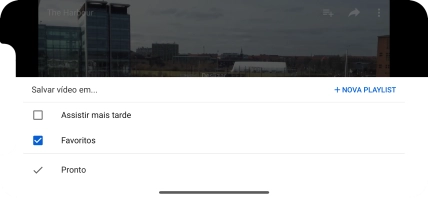 Pressione a lista de reprodução desejada. Pressione a lista de reprodução desejada.