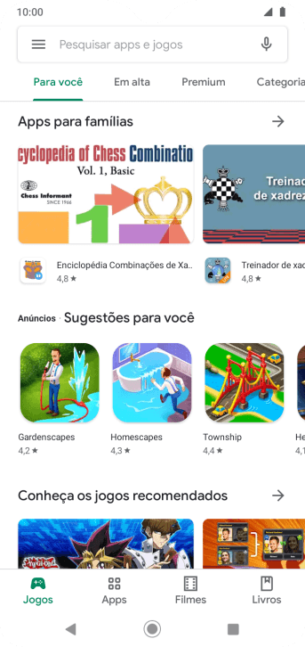 Deslize para a direita a partir do lado esquerdo da tela. Deslize para a direita a partir do lado esquerdo da tela.