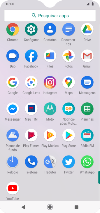Pressione Play Store. Pressione Play Store.