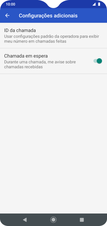 Pressione ID da chamada. Pressione ID da chamada.