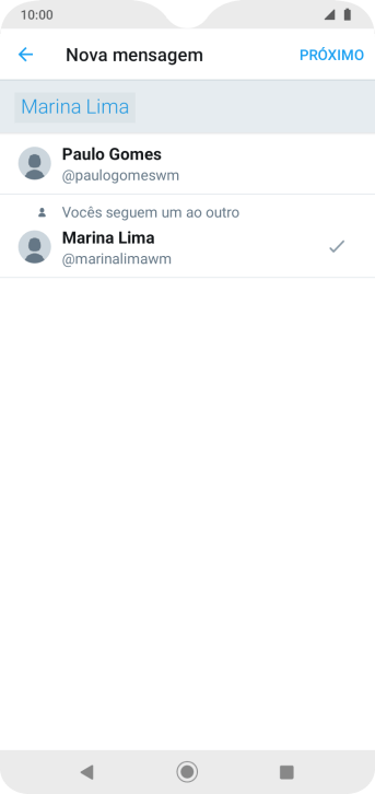 Pressione PRÓXIMO. Pressione PRÓXIMO.