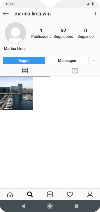 Pressione Seguir. Pressione Seguir.