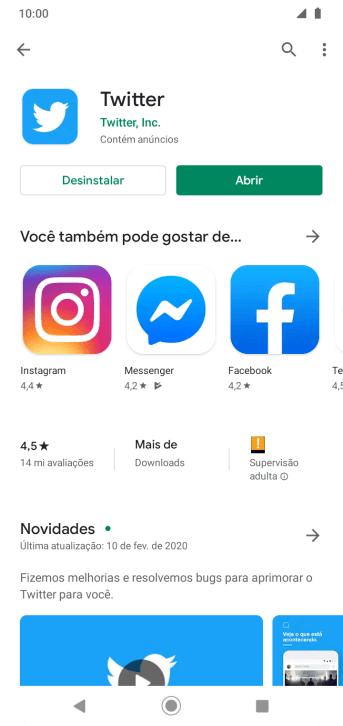 Pressione a tecla de início para finalizar e voltar à tela inicial. Pressione a tecla de início para finalizar e voltar à tela inicial.
