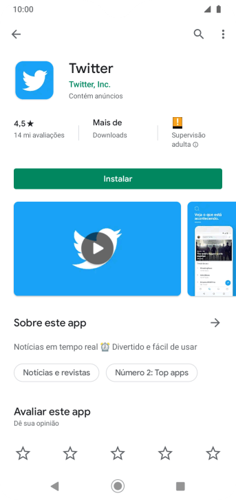 Pressione Instalar, e siga as indicações da tela para instalar o app. Pressione Instalar, e siga as indicações da tela para instalar o app.