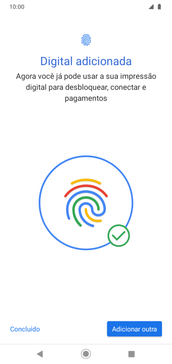 Pressione Concluído. Pressione Concluído.