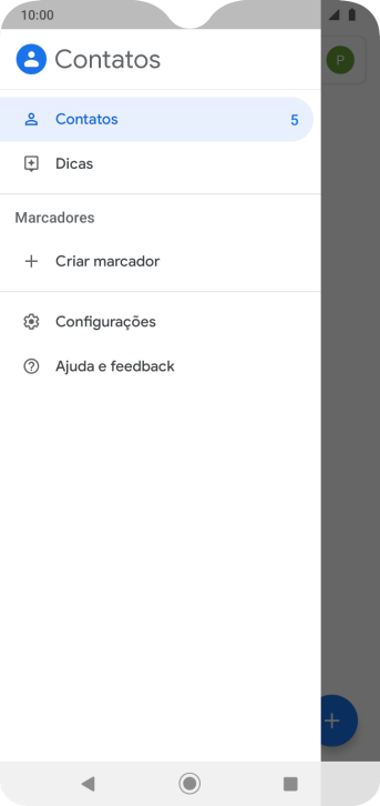 Pressione Configurações. Pressione Configurações.