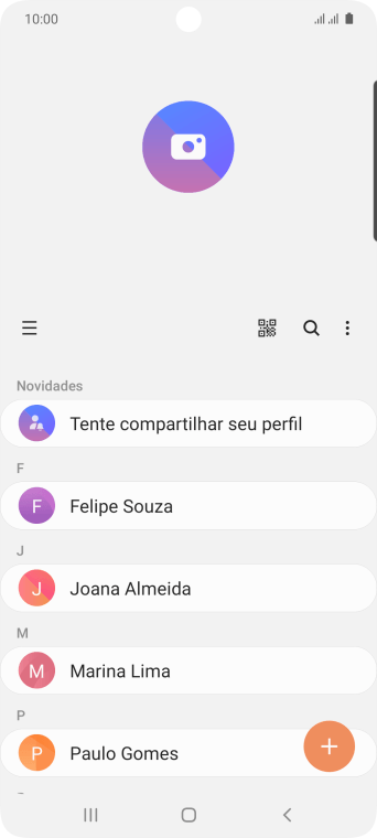 Deslize para a direita a partir do lado esquerdo da tela. Deslize para a direita a partir do lado esquerdo da tela.