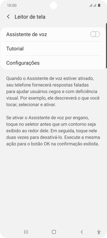 Pressione Configurações. Pressione Configurações.