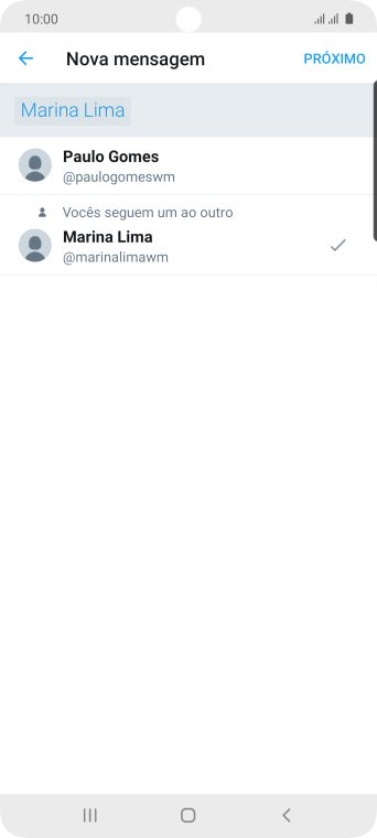 Pressione PRÓXIMO. Pressione PRÓXIMO.