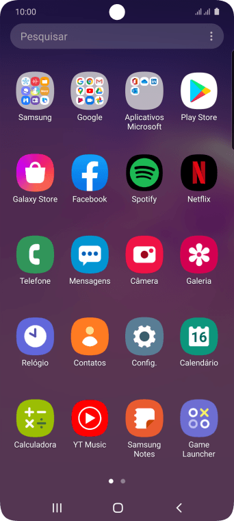 Pressione Play Store. Pressione Play Store.