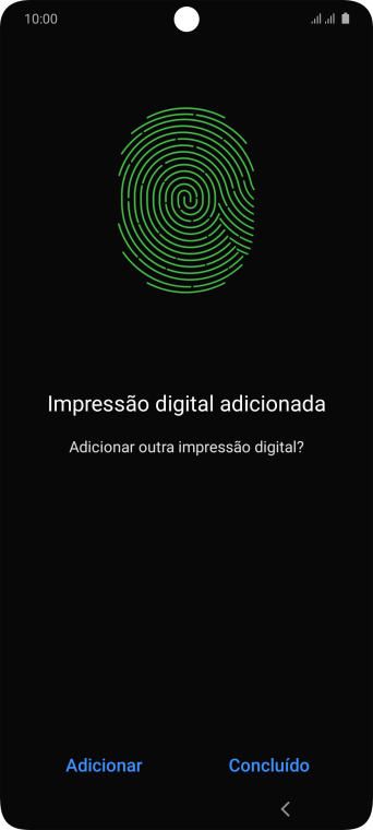 Pressione Concluído. Pressione Concluído.