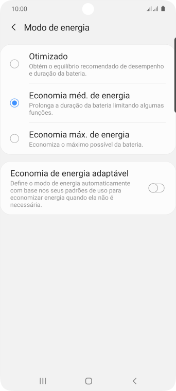 Pressione a tecla de início para finalizar e voltar à tela inicial. Pressione a tecla de início para finalizar e voltar à tela inicial.