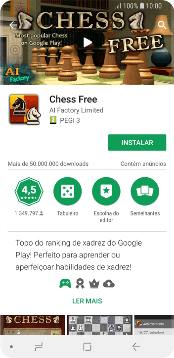 Pressione INSTALAR, e siga as indicações da tela para instalar o app. Pressione INSTALAR, e siga as indicações da tela para instalar o app.