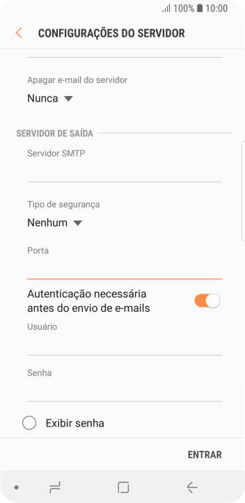 Pressione o indicador ao lado de Pressione o indicador ao lado de