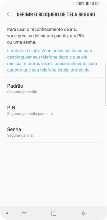 Pressione o código de bloqueio desejado, e siga as instruções da tela para criar um código extra. Pressione o código de bloqueio desejado, e siga as instruções da tela para criar um código extra.