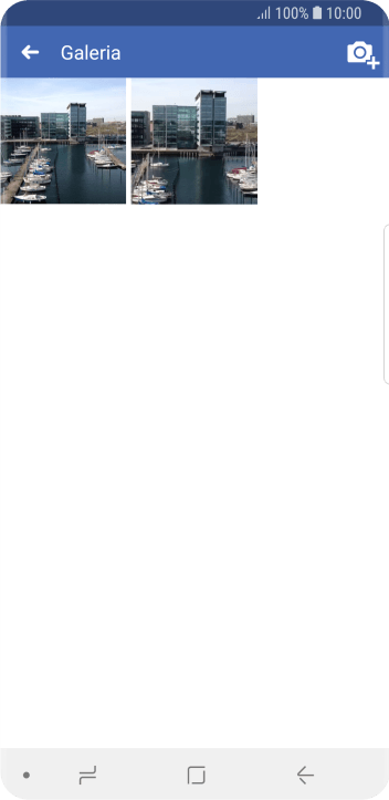 Pressione a foto ou o vídeo desejado. Pressione a foto ou o vídeo desejado.