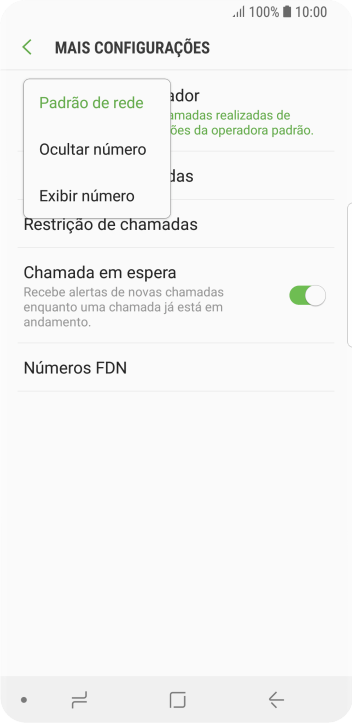Pressione Exibir número para ativar a identificação do seu número. Pressione Exibir número para ativar a identificação do seu número.