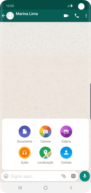 Pressione Galeria, e navegue até a foto ou vídeo desejado. Pressione Galeria, e navegue até a foto ou vídeo desejado.