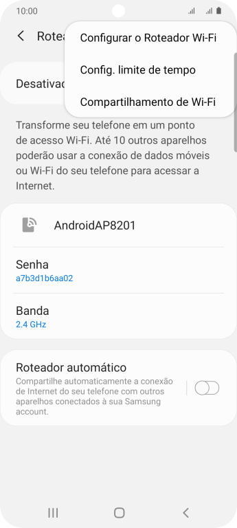 Pressione Configurar o Roteador Wi-Fi. Pressione Configurar o Roteador Wi-Fi.