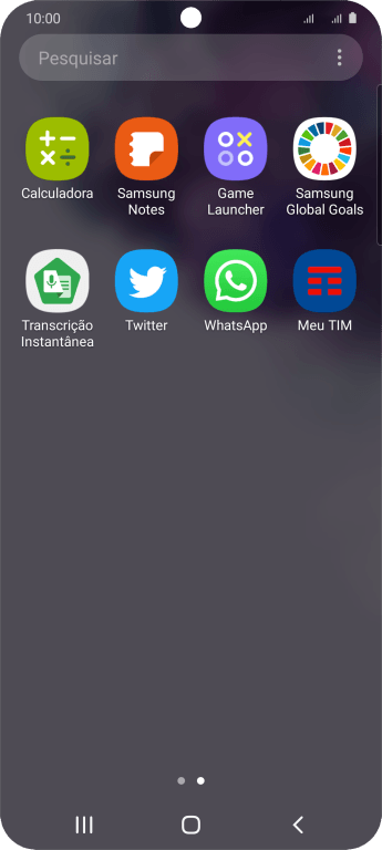 Pressione WhatsApp. Pressione WhatsApp.