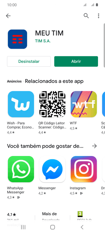 Pressione a tecla de início para finalizar e voltar à tela inicial. Pressione a tecla de início para finalizar e voltar à tela inicial.